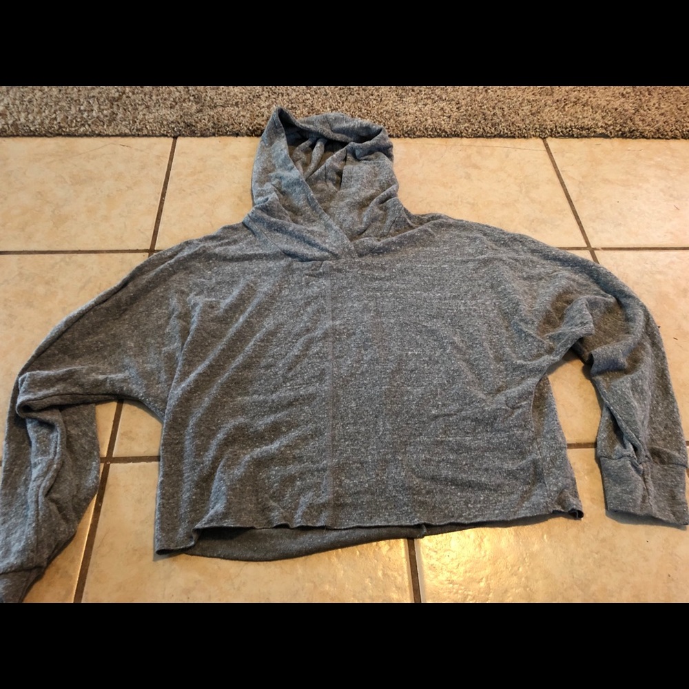 Joah Brown Cropped Hoodie